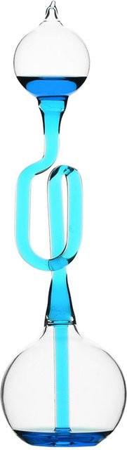 Fdit Wissenschaft Handkessel Home Ornament mit Thermometer in Blau aus Glas - Bild 1