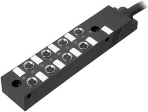 Pepperl+Fuchs Passiv-Verteiler V3-8A-E2-10M-PUR in Schwarz - Bild 1