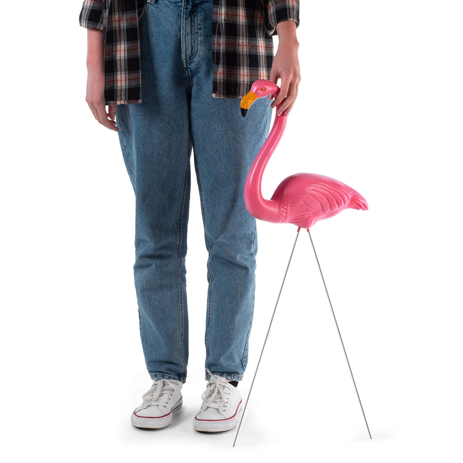 KADAX Flamingo Figur Set in Rosa, 2 Stück, Höhe: 83 cm, Breite: 36 cm - Bild 4