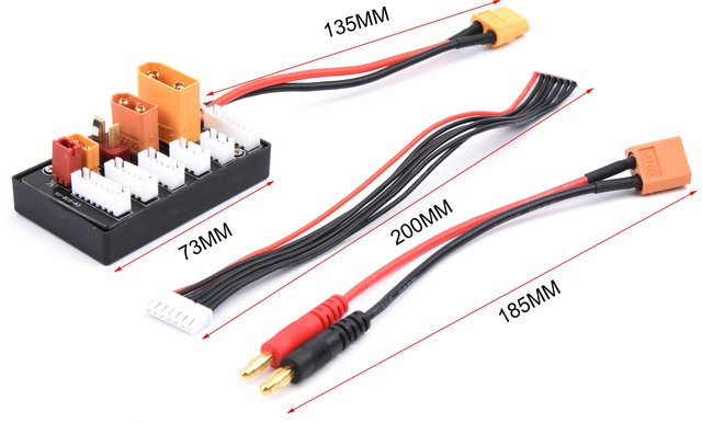 Readytosky XT30 XT60 XT90 JST T Stecker 2-6S Parallel Lade Board, Zubehör, ab 14 Jahren - Bild 1