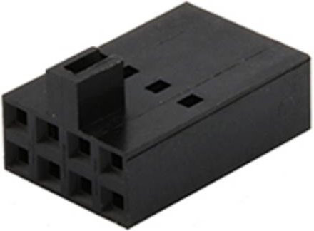 Molex Buchsengehäuse-Kabel Schwarz, 46 Polzahl, Rastermaß: 2.54mm - Bild 1