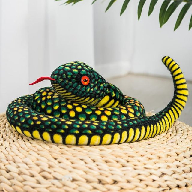 Simulierte Kobra-Puppe, Plüschtier, Große Schlange, 100cm - Bild 1
