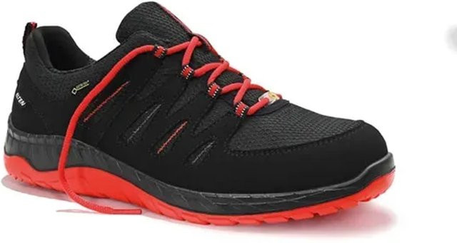 Elten Sicherheitshalbschuh Maddox GTX W S3 ESD in Black-Red, Größe 44 - Bild 1