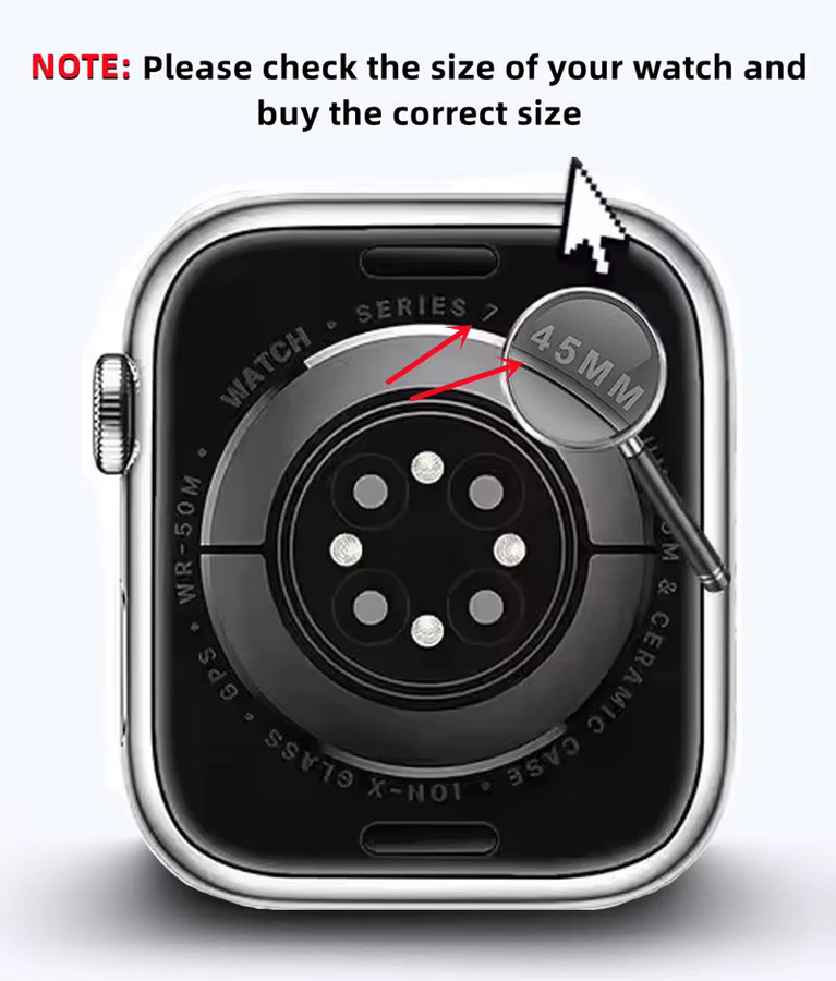 HUBANDE Hydrogelfolie für Apple Watch, Displayschutzfolie, transparent, Unisex - Bild 6