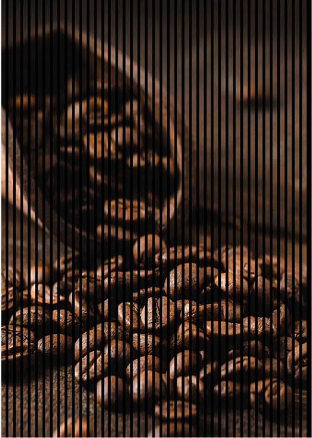 FN Acustico Akustikplatte Kaffee in Bunt mit PET und MDF, H x B x T: 2.400 x 1.693 x 19,0 mm - Bild 1