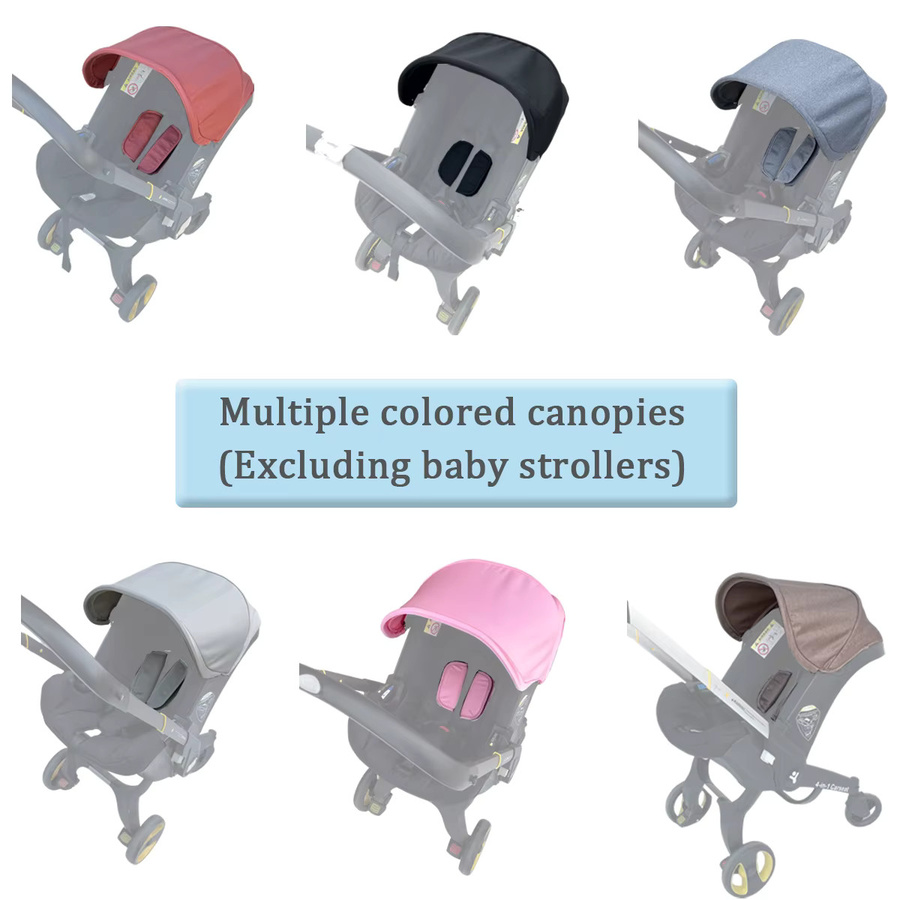 Mom Tan Kinderwagen-Ersatzverdeck in Beige, kompatibel mit Doona+ und Doona i Autositzen und Kinderwagen aus atmungsaktivem Textilstoff - Bild 4