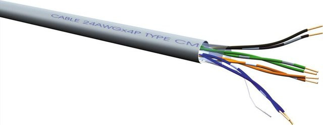 VALUE Bulkkabel CAT 5e U/UTP Ethernet LAN Kabel Grau 300 m - Bild 1