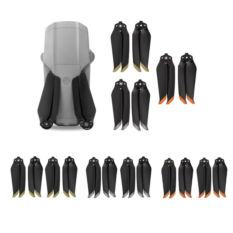 DJI Propeller 7238F für Mavic Air 2 und Air 2S Drohnen Zubehör in Schwarz und Silber - Bild 4