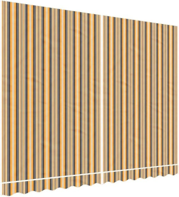 vidaXL Markisenbespannung aus Polyester, Mehrfarbig Gestreift, B/T: 3,5 x 2,5 m - Bild 1