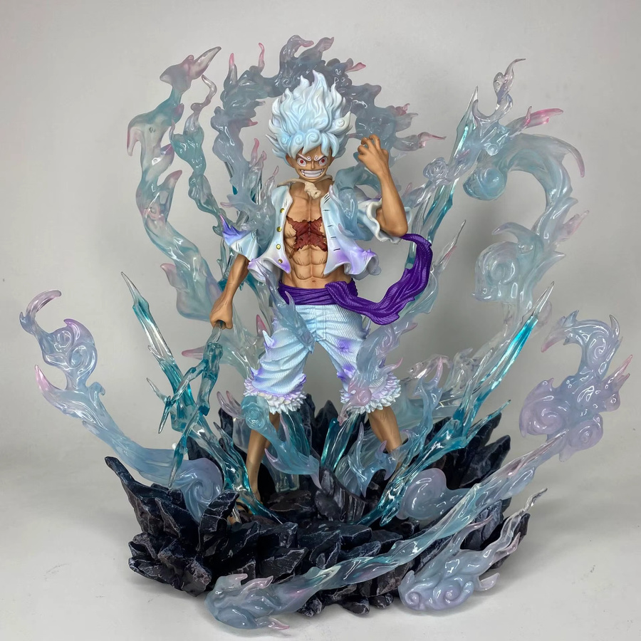 Bandai One Piece Nika Luffy Gear 5 Iron Curtain Series, Anime-Charakterfigur, Einzelfigur - Bild 3