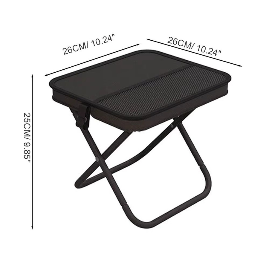 Maza Faltbarer Rucksackhocker für Outdoor und Camping mit Tragegurt - Bild 4