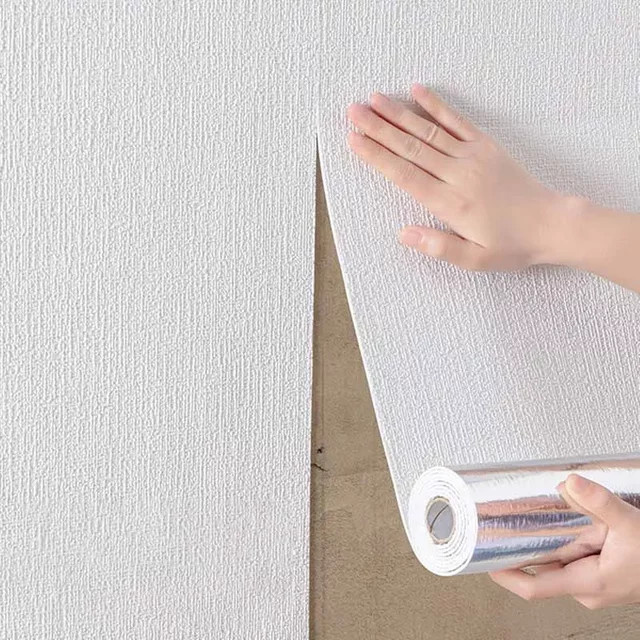 Selbstklebende 3D-Wandaufkleber-Tapete von KAMULA in Weiß und Grün, wasserdichte Wandverkleidung aus Kunststoff für Wohnzimmer, Schlafzimmer und Badezimmer - Bild 1