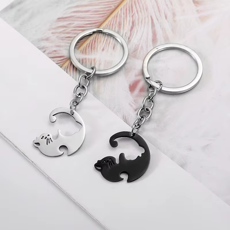Noter Schlüsselanhänger Katzenherz, Unisex - Bild 2