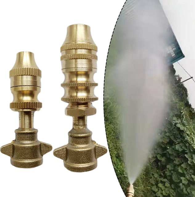 VIBRATITE Messing-Raketendüse mit M14-Innengewindeanschluss in Gold für einstellbares Sprühmuster und Hochdruck-Direktsprühung in Haus und Garten - Bild 1
