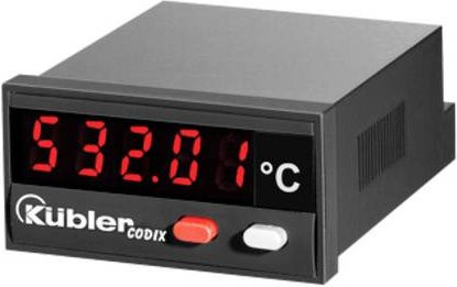 Kübler Group Codix 532 Temperatur-Anzeige für Thermoelementeingang J, K und N in Schwarz, Messbereich -19999 bis 99999 °C, wählbar in °C oder °F (DC) - Bild 1