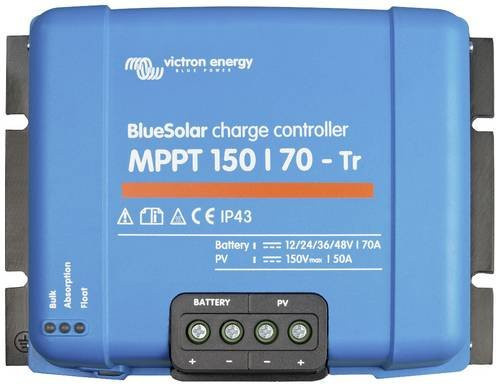 Victron Energy BlueSolar 250/70-Tr VE.Can MPPT Laderegler 70A für 12V, 24V und 48V in Blau - Bild 1