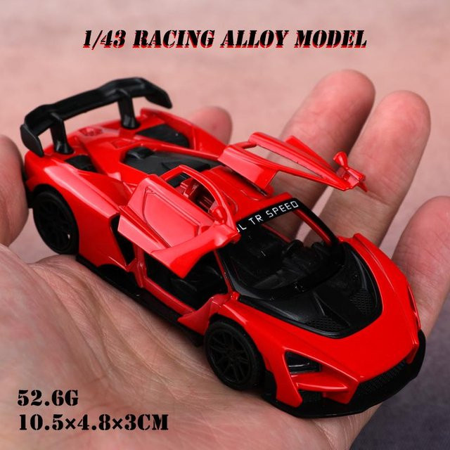 Linyi toy car Senna Rennwagen, 1:43, Metall, ab 3 Jahre - Bild 1