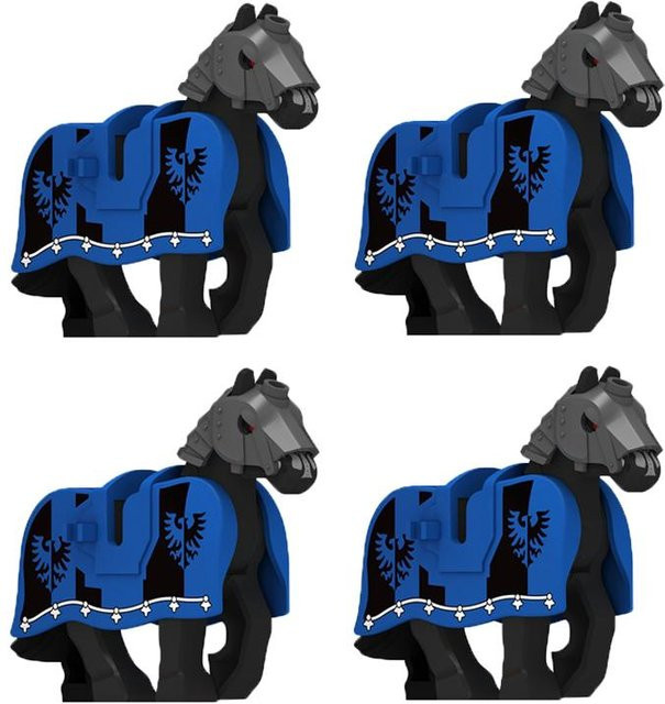 Bai Fen Bai Ritter Militärbausteine Soldatenfiguren mit Waffen und Umhang - Bild 1