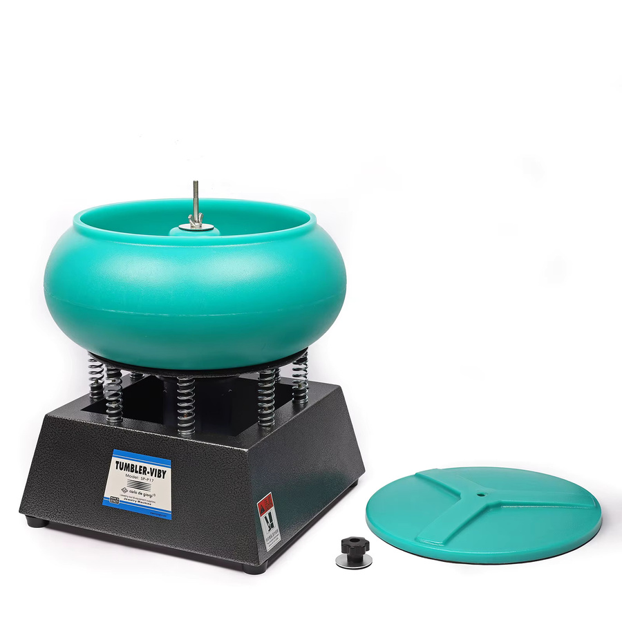 PHYHOO Vibrationspoliermaschine 12L in Türkis für Schmuck, Metall und Edelsteine, 220V - Bild 4