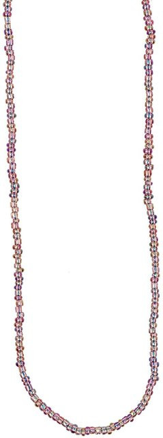 Rico Design Rocailles Kette, mehrfarbig lila, 70cm, Unisex - Bild 1