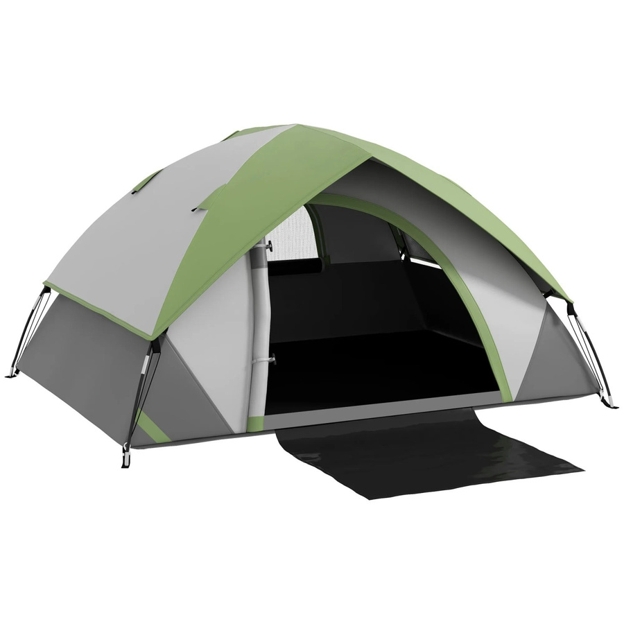 Outsunny Campingzelt aus Polyester und Kunststoff, B: 150 cm, H: 110 cm, Volumen: 210 l - Bild 2