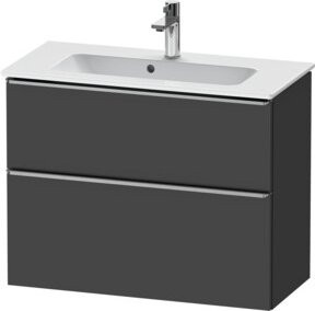 Duravit Waschtischunterschrank D-Neo Compact in Grau Matt, B/T/H: 81 x 37,2 x 62,5 cm - Bild 1