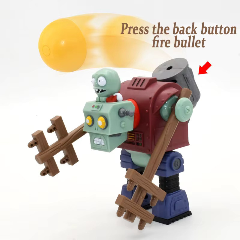 SHI JI YI GAO Plants vs. Zombies Actionfigur Tiefsee Pirat Riesenzombie Modellpuppe in Mehrfarbig - Bild 2