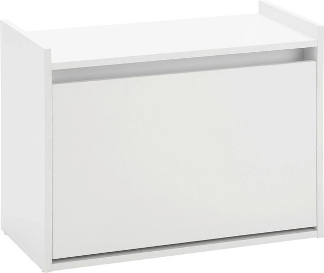 Bessagi Home Schuhkipper Mali Weiß MDF Wandmontiert Modern Matt - Bild 1