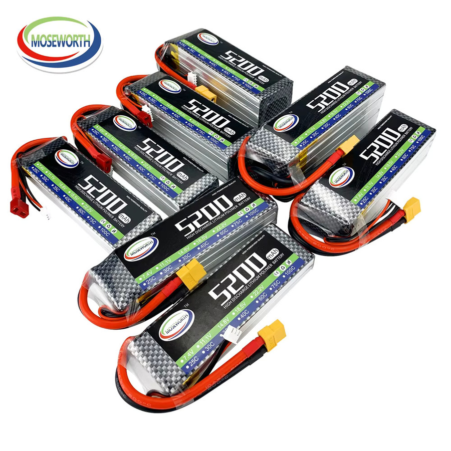 MOSEWORTH Li-Ion Akku Pack mit XT60 Stecker für RC Modelle - Bild 3