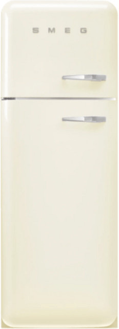 Smeg Standkühlschrank mit Gefrierraum in Creme und Beige FAB30LCR6 - Bild 1