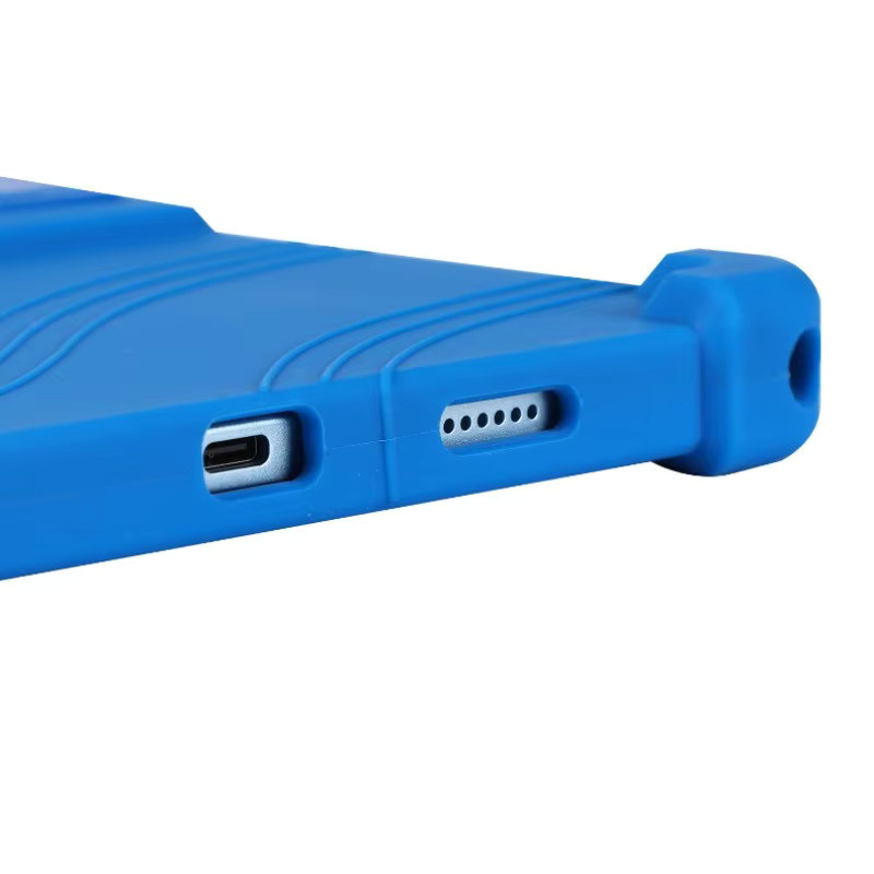 YOUQEEC Funda für DOOGEE U11 / U11PRO in Blau oder Lila, stoßfeste Silikon-Tablet-Hülle mit integriertem Ständer - Bild 4