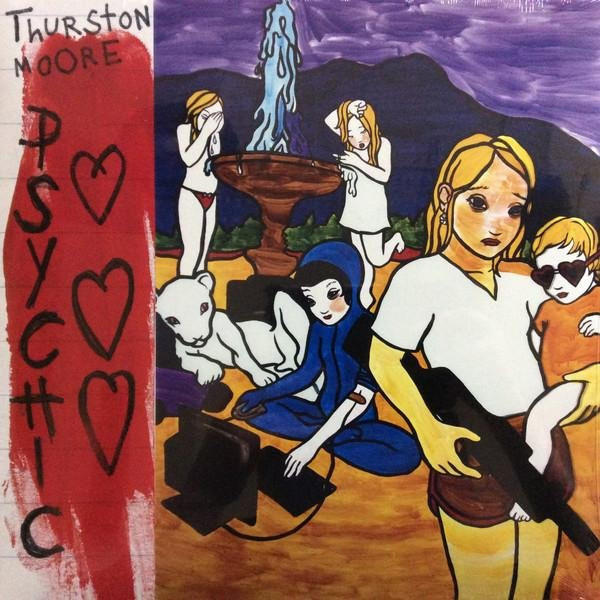 Thurston Moore - Psychic Hearts LP Schallplatte von Goofin' Records, Rock, Schwarz, 2022 - Bild 1