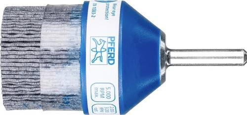 PFERD TOOLS Composite Pinselbürste PBUPR in Blau mit SiC-Filament, Korn 120, Durchmesser: 38 mm, Schaft-Durchmesser: 6 mm - Bild 1
