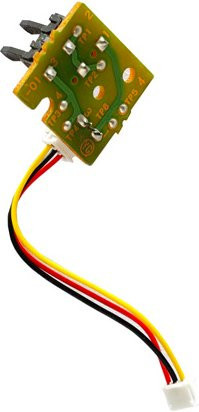 xunbeifang Disc-Reader-Schalter mit Kabel zur Reparatur für die GameCube NGC Spielkonsole, Multicolor - Bild 1