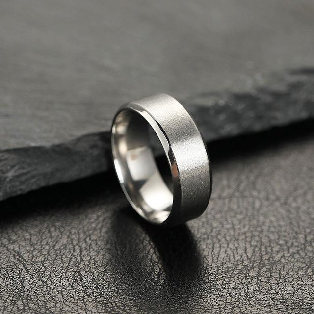 Lucky Star Jewelry Edelstahlringe, Schwarz, Herren - Bild 1