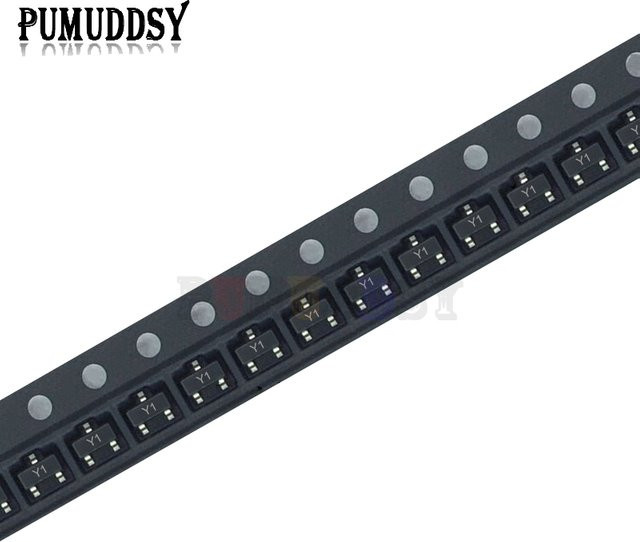 100er Set SMD-Transistoren S8050 J3Y und S8550 2TY in Schwarz, SOT23 Gehäuse - Bild 1