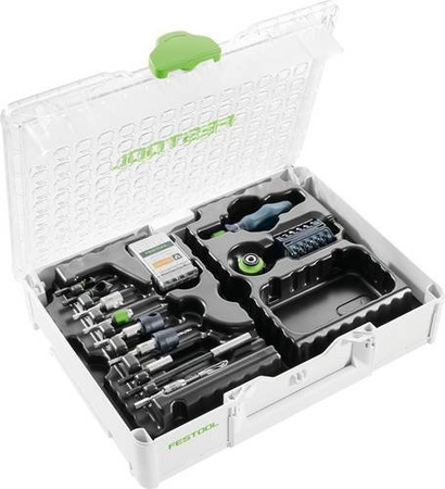 Festool SYS3 M 89 ORG CE-SORT Montagepaket mit Bohrer- und Schraubendreherbits sowie Carbide-Spitzen