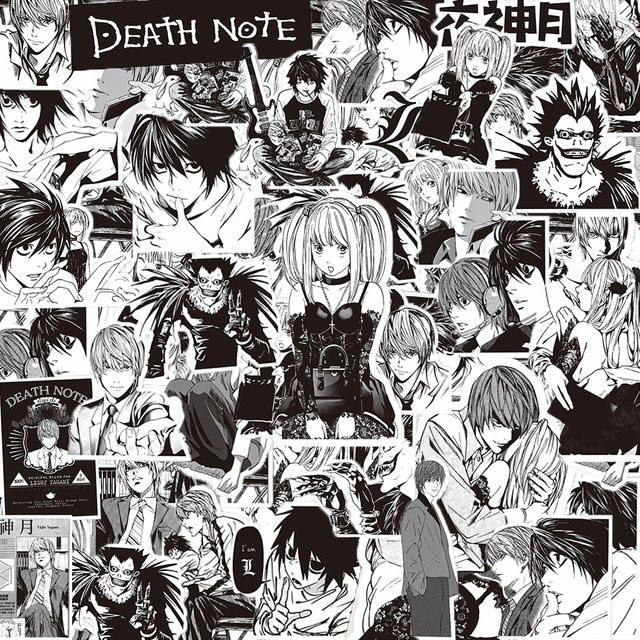 Bandai Death Note Aufkleber, Bunt / Mehrfarbig, Kunststoff - Bild 1