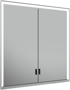 Keuco Spanplattenschraube Tür Royal Lumos in Silber-Eloxiert, B/H/T: 70 x 73 x 16 cm - Bild 1