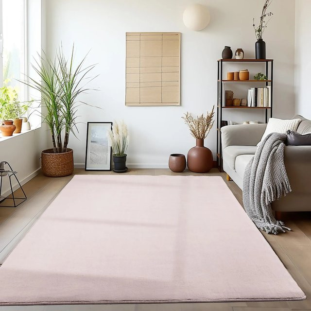 Ayyildiz Kurzflorteppich Sky Rosa B/L: 80 x 250 cm - Bild 1