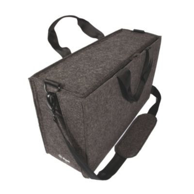 Sigel Laptoptasche Desk Sharing Bag Workspace M/L aus Kunstfilz für Laptops bis 16 Zoll in Dunkelgrau - Bild 1