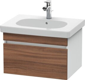 Duravit Waschtischunterschrank DuraStyle in Weiß matt, wandhängend, B: 60,0 cm, T: 45,3 cm, H: 39,8 cm - Bild 1