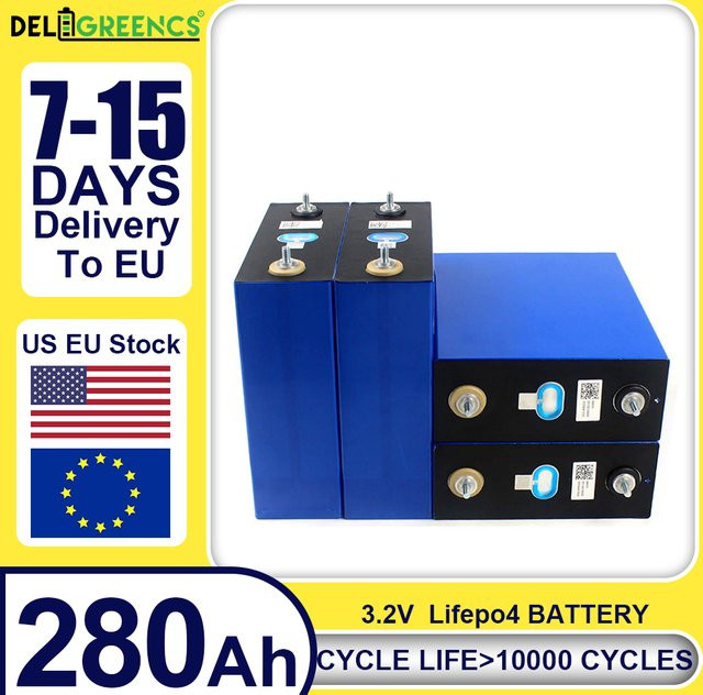 CATL LiFePO4 Lithium-Eisenphosphat Prismatikzelle 280Ah 3,2 V Klasse A in Blau - Bild 1