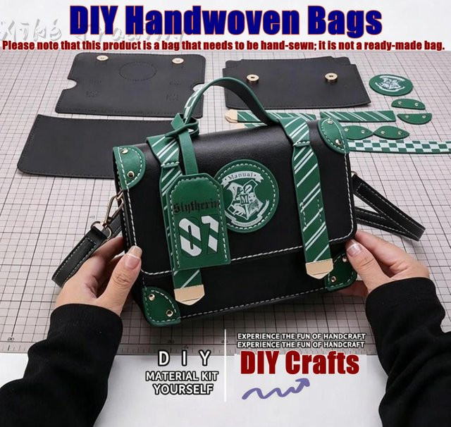 OTRAINBOW Harry Potter Gryffindor Cambridge Tasche, DIY-Set, Tragetasche/Umhängetasche - Bild 1