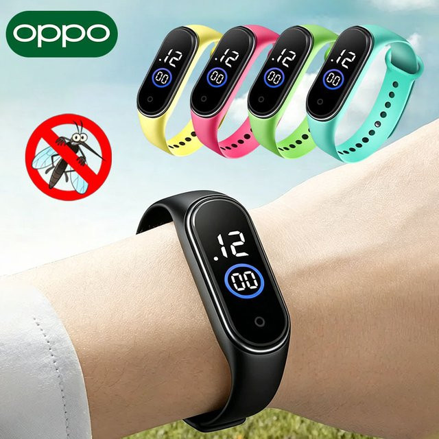 OPPO Unisex-Armband zur Mückenabwehr mit Ultraschalltechnologie in Blau - Bild 1