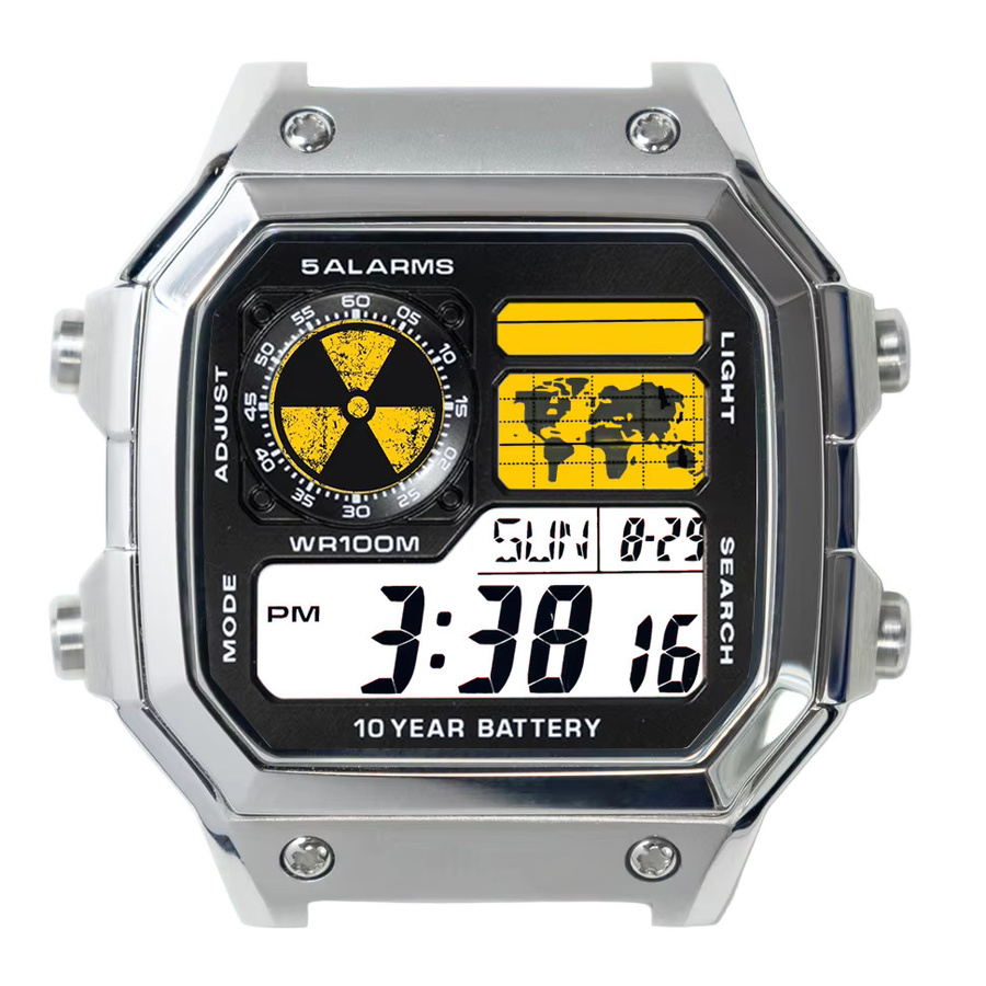 Casio AE1200 Uhrenzubehör, Sticker, Edelstahl, Silber, Unisex - Bild 2