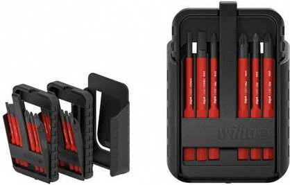 Wiha slimBit electric Bit-Set 12-teilig mit TORX Plus und TX Bits inklusive slimBit-Boxen und Gürtelhalter, VDE geprüft - Bild 1