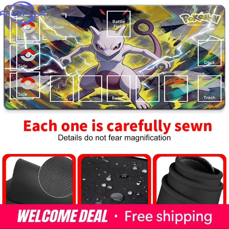 Potdemiel Power Mewtwo Pokemon TCG Battle Field Spielmatte - Bild 4