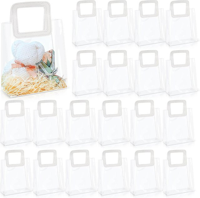 20 Stück transparente Geschenktüten aus Kunststoff für deine Geschenke - Bild 1