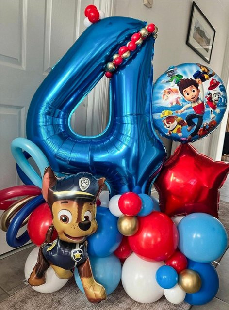 Paw Patrol Themen Aluminium-Folienballon für Kindergeburtstage und Partydekorationen in Mehrfarbig - Bild 1